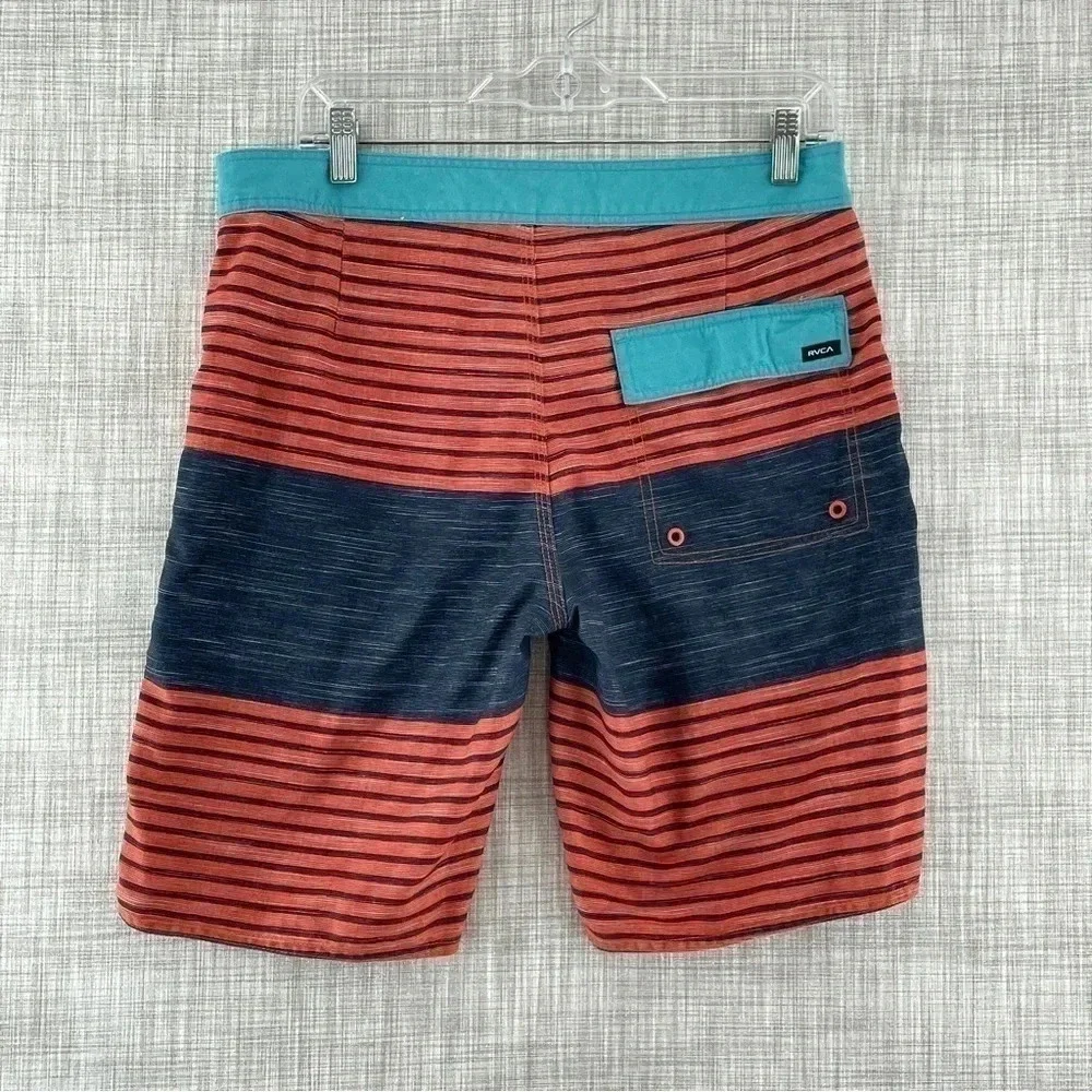 RVCA Size 32 Men's Classic Non-Stretch Board Shorts Swim Suit 2739